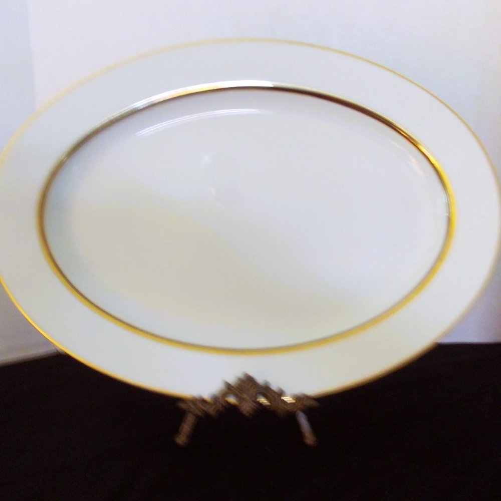 Rare Vintage Du-Mont by LINDEN Fine China Large 16" Serving Platter